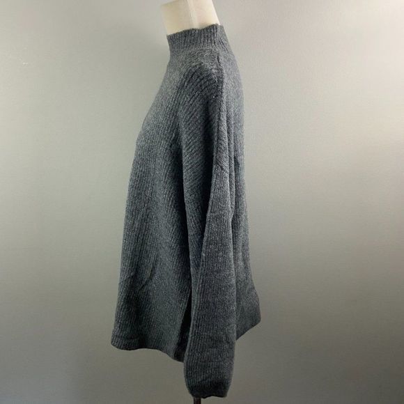 NWT RACHEL BY RACHEL ROY Grey Turtle Neck Sweater With Balloon Sleeves‎ (1X) - Picture 3 of 8